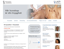 Tablet Screenshot of fridhemsplanskiropraktorklinik.se